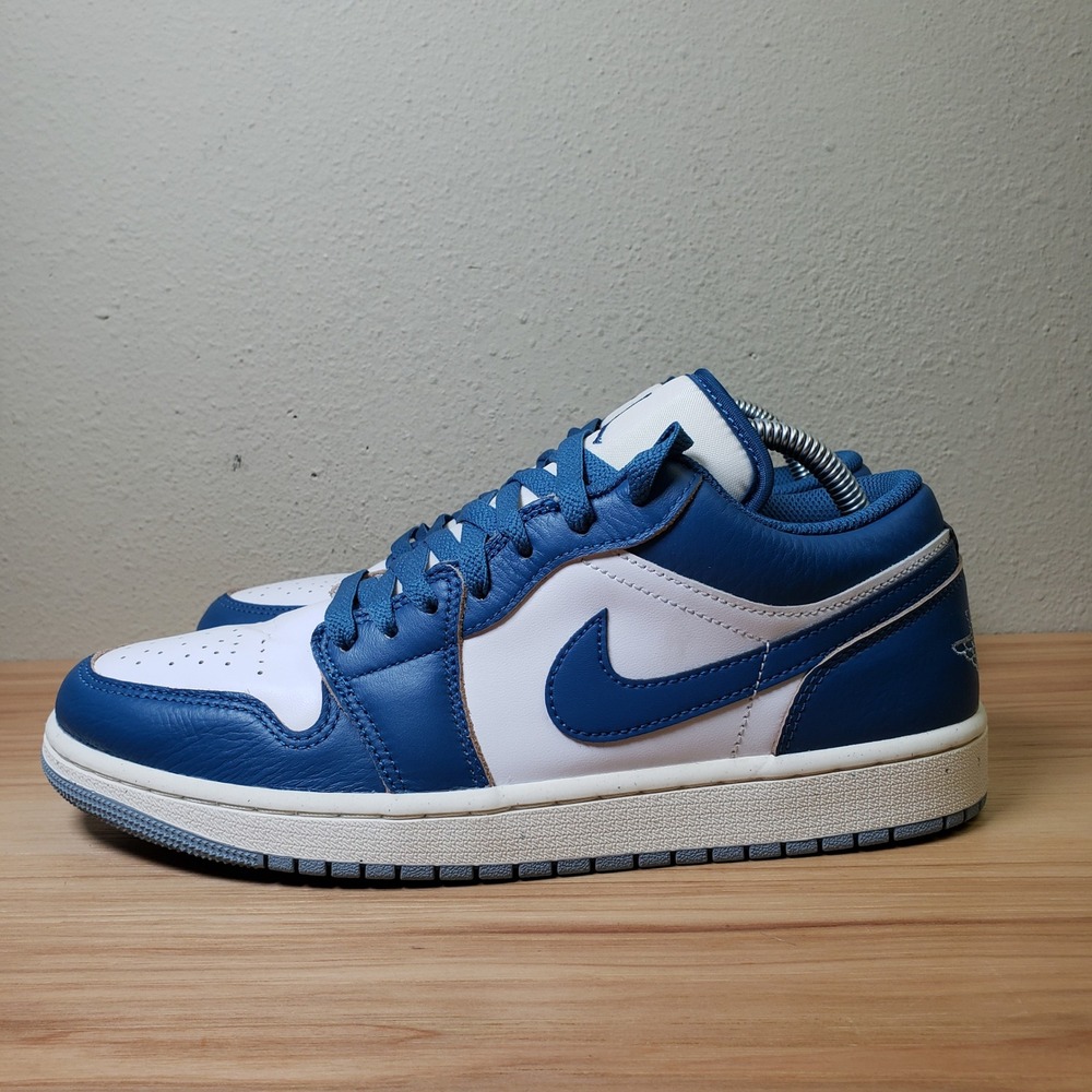 Nike Air Jordan 1 Low SE Sneakers Industrial Blue Casual Streetwear Men's Size 9